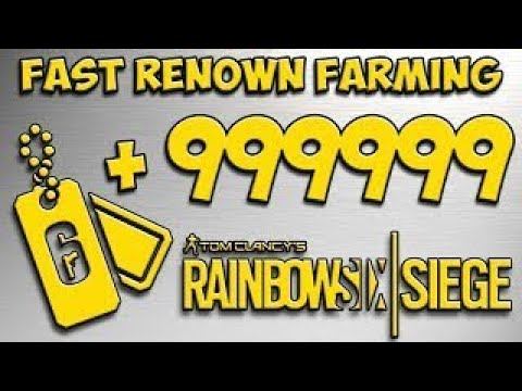 RAINBOW SIX SEIGE FASTEST AND ONLY LEGIT WAY TO GET RENOWN смотреть онлайн