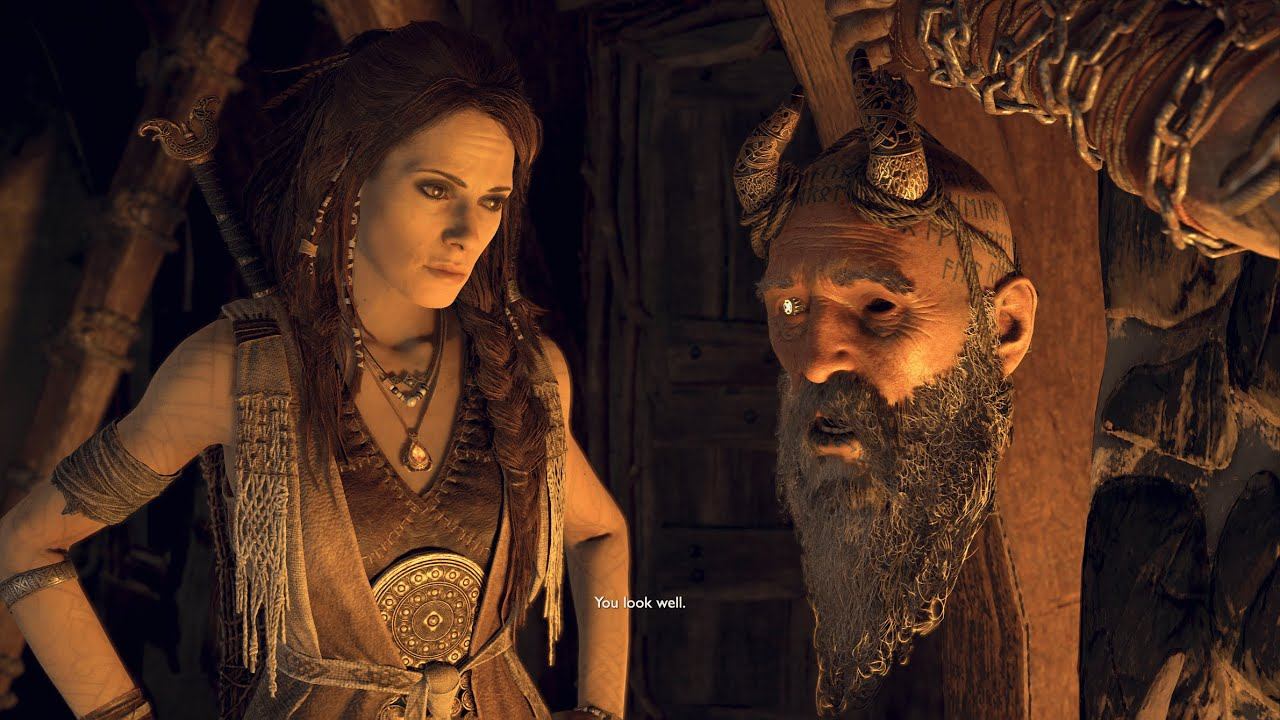 God of War 4 - Freya brings Mimir back to life смотреть онлайн