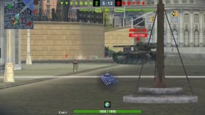 T54E2 тяжелый  премиум танк. Обзор танка, бой на танке Т54Е2. World of tanks blitz.