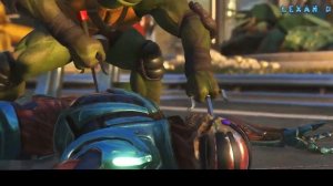 Injustice 2 - Черепашки-Ниндзя против Супергёрл - Intros & Clashes (rus)