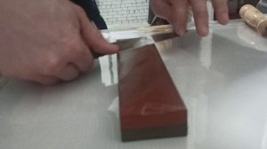 Рыжий пёс заточка нож ООО пп Кизляр кухонный  муссат Lansky  камень Norton India fine Сож балистол