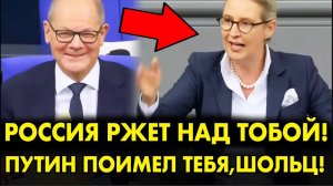 УНИЧТОЖИЛА! Немка УРЫЛА ШОЛЬЦА на глазах всей ГЕРМАНИИ