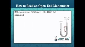 How to Read a Manometer in Chemistry