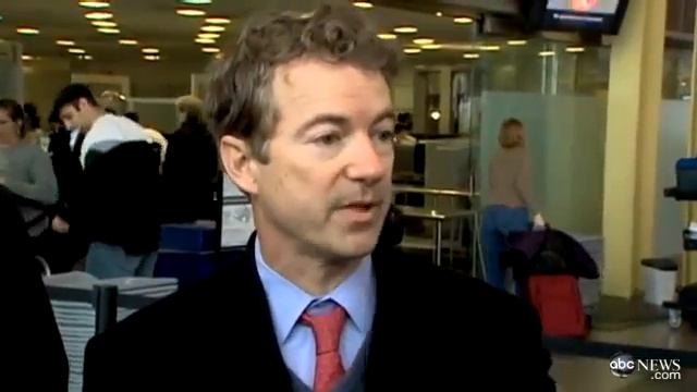 Ron Paul today son Rand Paul TSA Pat-Down Standoff Video 1/23/2011 смотреть онлайн