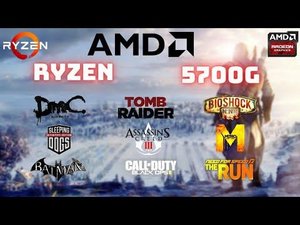 AMD Ryzen 7 5700g Test in 10 Games | AMD Ryzen 7 5700g & 16Gb RAM - PART 3