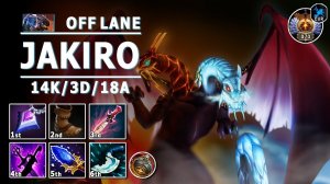 Jakiro Off Lane | 7.31b | Core Jakiro Pos 3 Play | Dota 2 Immortal Gameplay