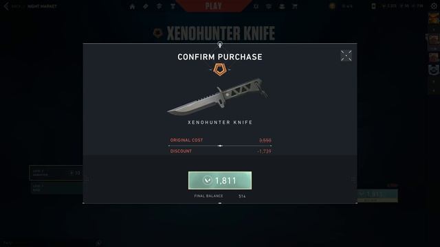 I got Xenohunter knife in my Night Market | Valorant смотреть онлайн