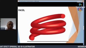 MEMBUAT  EFECT SPIRAL 3D DI ILUSTRATOR