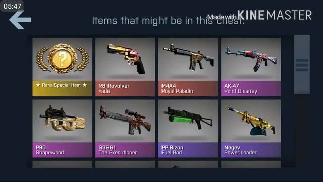 Case opening simulator for Android смотреть онлайн