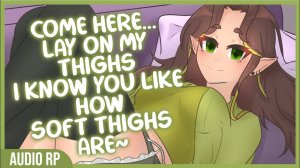 [ASMR Roleplay] Dominant Tomboy Girlfriend kisses you on her thighs | F4A