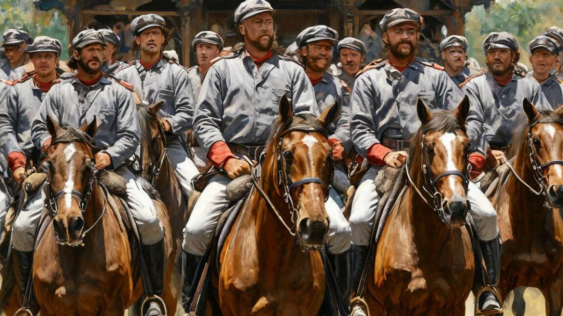 Жёлтая роза Техаса Армия Конфедератов - вестерн  (Алекс Брос & Шедеврум)