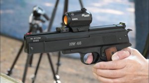 35ft Weihrauch HW 45 with Sig Sauer ROMEO5 Red dot sight : 4k Widescreen.