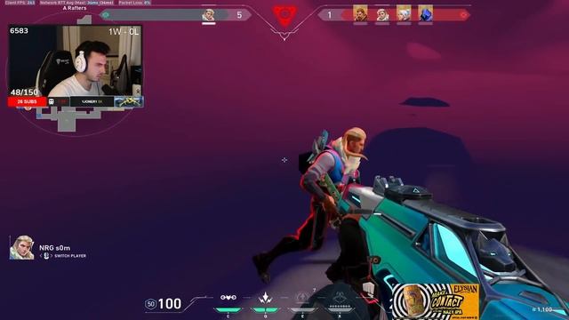 Sinatraa's team get 1v4 by NRG s0m + tarik's reaction смотреть онлайн