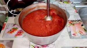 ДОМАШНИЙ ВКУСНЕЙШИЙ ТОМАТНЫЙ СОК С МЯКОТЬЮ.🍅🍅🍅