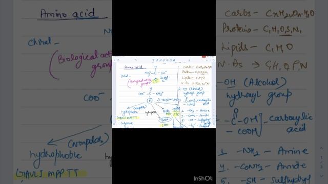 Quick tips to remember #aminoacids #structure #emsat #mcatprep #apbio #study tips#subscribers