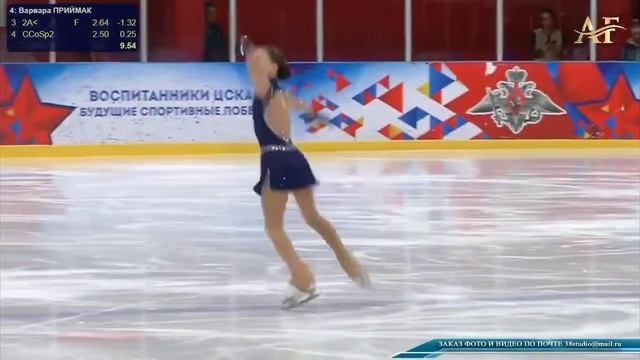 Варвара ПРИЙМАК　バルバラ・プリイマク　Первенство СШОР ЦСКА"На призы ЗТР Елены Водорезовой" смотреть онлайн