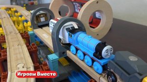 Играем вместе в Паровозик Томас ! Железная дорога ! Развивающие игрушки для детей