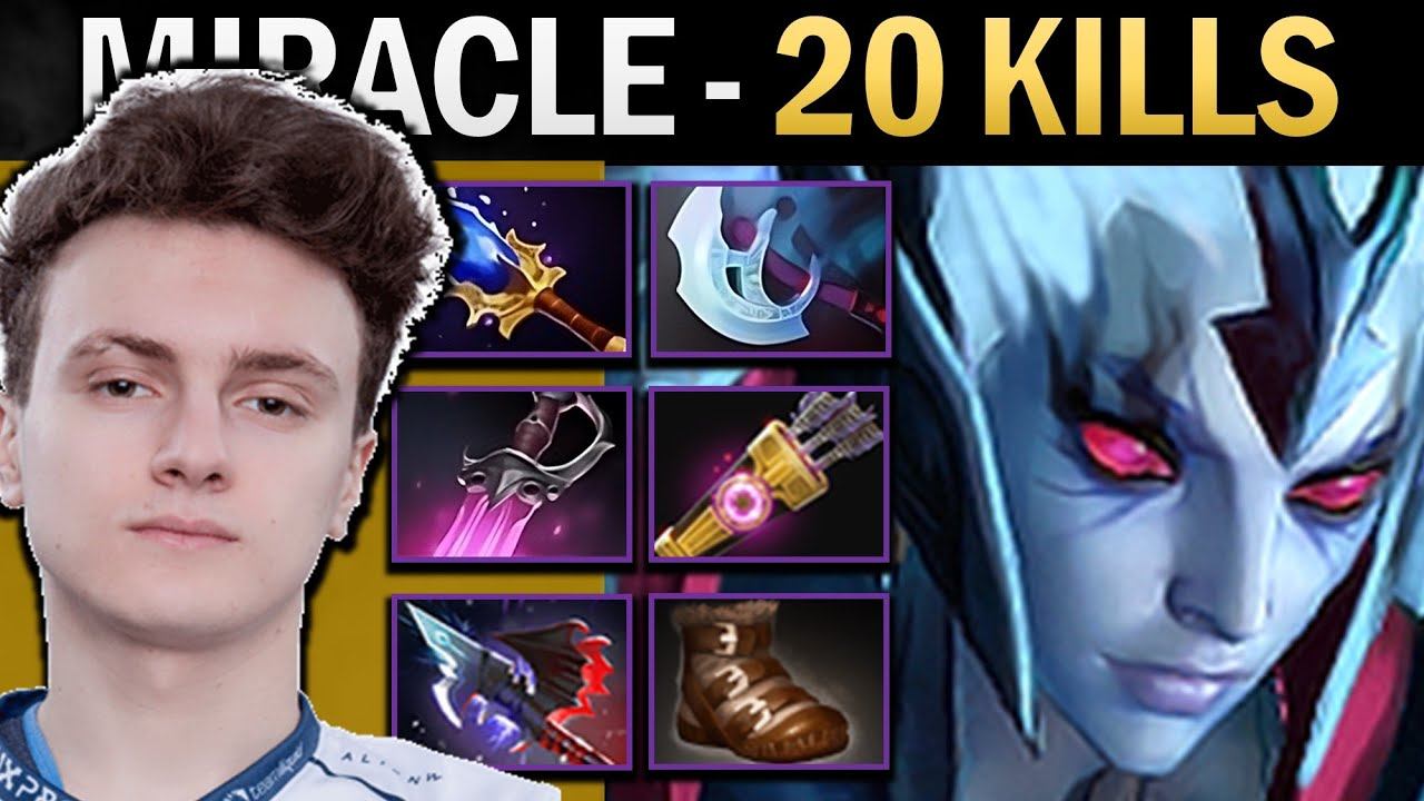 Vengeful Spirit Gameplay Miracle with 20 Kills and Khanda - Dota 2 7.36 смотреть онлайн