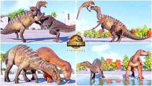 Dominion Skin Iguanodon All Perfect Animations & Interactions 🦖 Jurassic World Evolution 2 - JWD DL