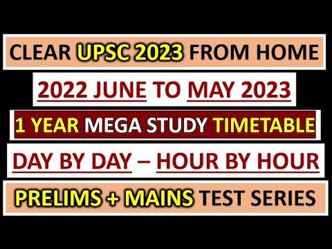 UPSC 2023 STUDY TIMETABLE | UPSC 2023 PRELIMS TEST SERIES | UPSC 2023 MAINS ANSWER WRITING TEST