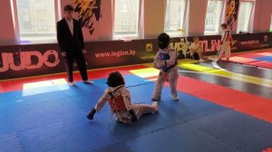 КАРАТЭ: кумите мальчики (8-9 лет)