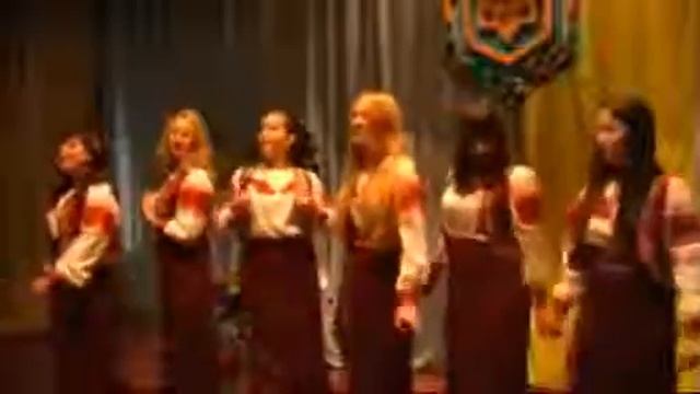 ДНЗ "ВПУ №11 м.Хмельницького" ансамбль народної пісні презентує обряд "Збирання калини" смотреть онлайн