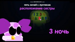 пять ночей с лунтиком расположение сестры 3 ночь для тех кто не знает что там (ютуб версия)