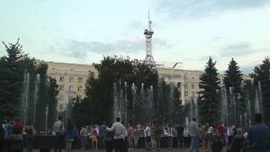 Поющий и пляшущий фонтан в Челябинске