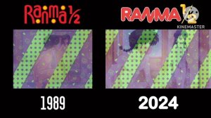 Ranma ½ Anime Episode 1: 1989 VS. 2024 side-by-side @eganimation442