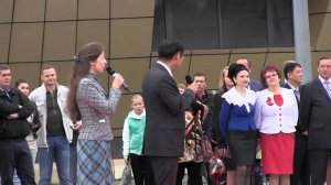 Репортаж о 1 сентября (открытие школы)