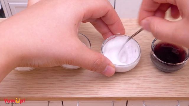 Fresh Miniature Blueberry Mousse Cake Decorating | Yummy Tiny Cake Recipe Idea
