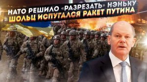 НАТО готовит 100-тысячный отряд для оккупации Незалежной! Шольц забил тревогу из-за новых ракет!