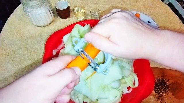 Очень острая закуска из кабачков! На зиму! "ЯЗЫК ДРАКОНА".