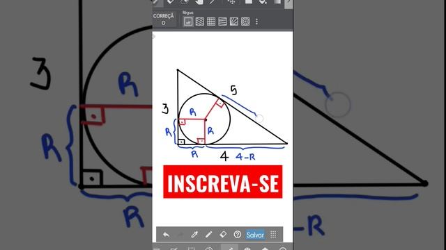 TEOREMA DE PONCELET /GEOMETRIA PLANA/TRIÂNGULO RETÂNGULO /CONCURSOS MILITARES /MATEMÁTICA /ENEM2023