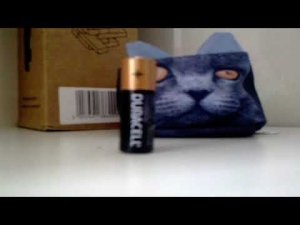 кот и батарейка 1 час