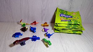 Дикси Дино - открываем 10 пакетиков, серия 5