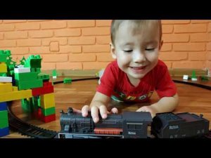 Американский паровоз у меня дома! Собираем железную дорогу