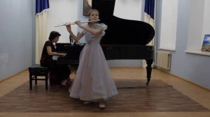 Ж Брун "Романс" Исп. Евангелина Махринова (флейта), Ольга Бер (ф-но)