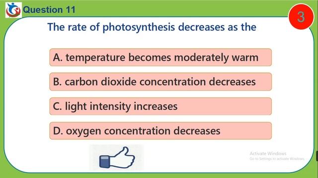 Biology Quiz  Top 20 Questions on Photosynthesis Process