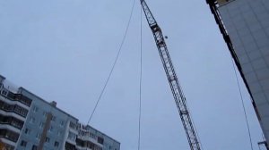 Монтаж стрелы крана ДЭК-251