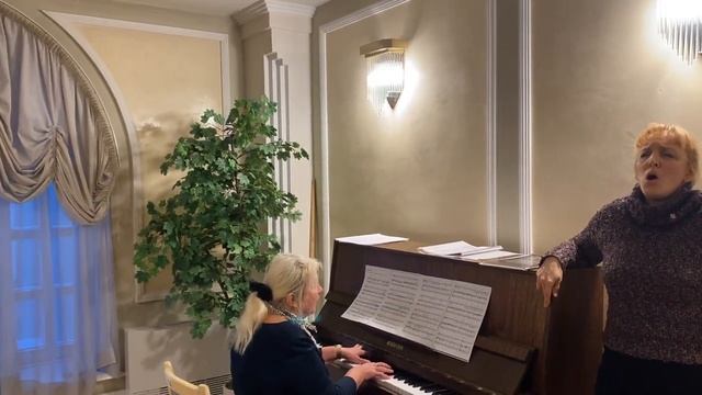 #Caravan - (кавер версия)Вероника Селиверстова, piano - Елена Леменкова (репетиция) смотреть онлайн