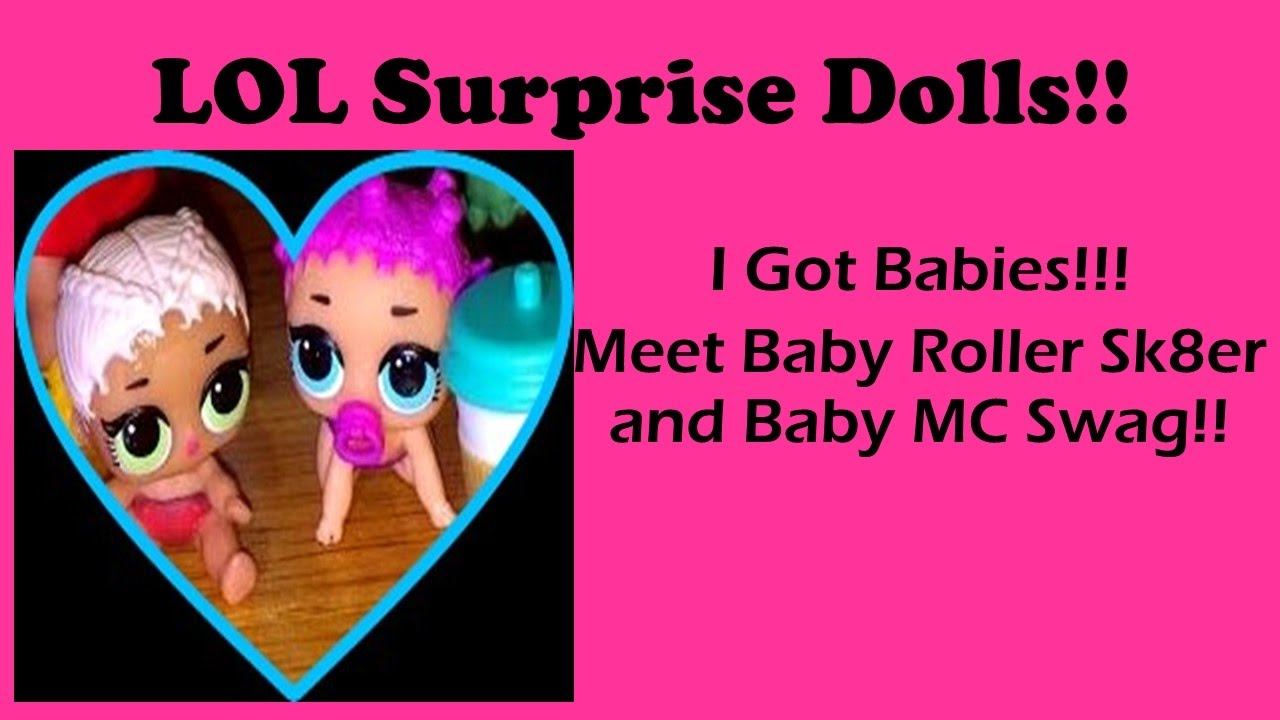 It's A Girl X 2! We Finally Got Baby Roller Sk8ter & Baby MC Swag!! LOL SURPRISE ROCKS! смотреть онлайн