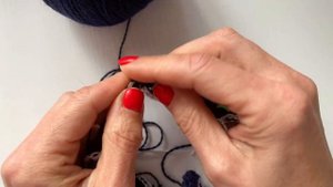Платье вязаное спицами ажурное из мохера