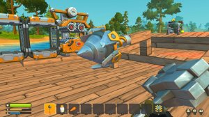 Scrap Mechanic. №2-2. Добыча металла, камня и дерева