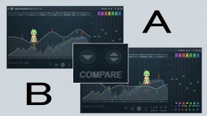 Fruity Parametric EQ 2 удобная функция A\B сравнения