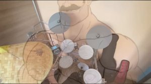 Joji- Tick Tock Drum Cover | tf2 Mercs | Muscular men from tf2