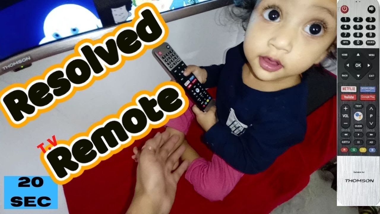 Fixing Thomson TV Remote Within 20 Sec  Smart Android TV Remote Error  Remote Power Button Issue