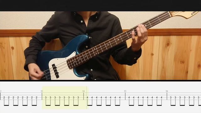 My Chemical Romance - Helena - Bass cover TAB смотреть онлайн