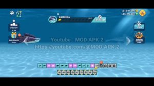 Hungry Shark Evolution MOD APK Unlimited Coins/Gems Version 11.1.0