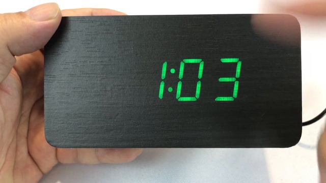 LED Black Wooden Black Digital Alarm Clock Review смотреть онлайн
